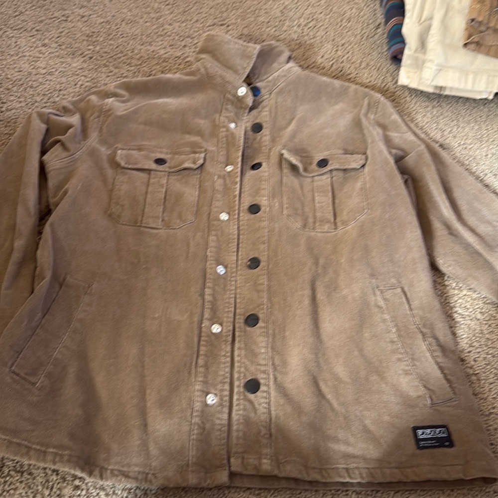 Ezekiel corduroy trucker shirt